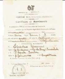 certificato matrimonio D'Aquila-Piraino